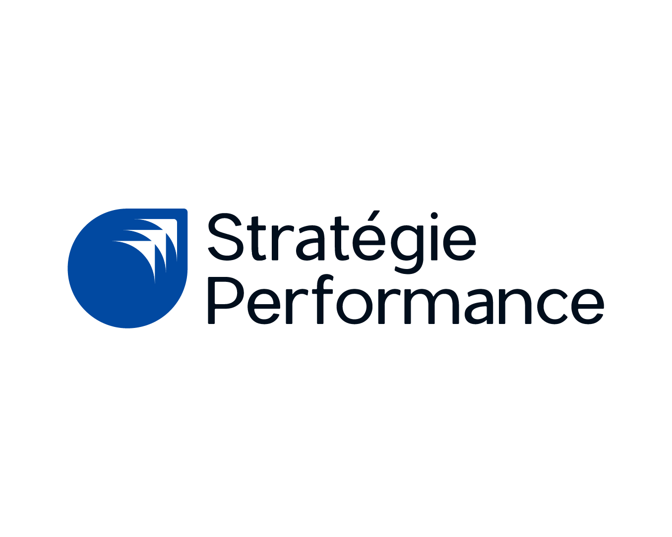 Logo de Stratégie Performance designé par Jess Déziel