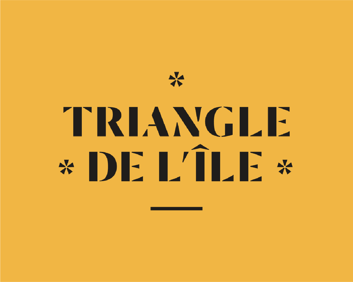 Logo du Triangle de l'Île redesigné par Jess Déziel